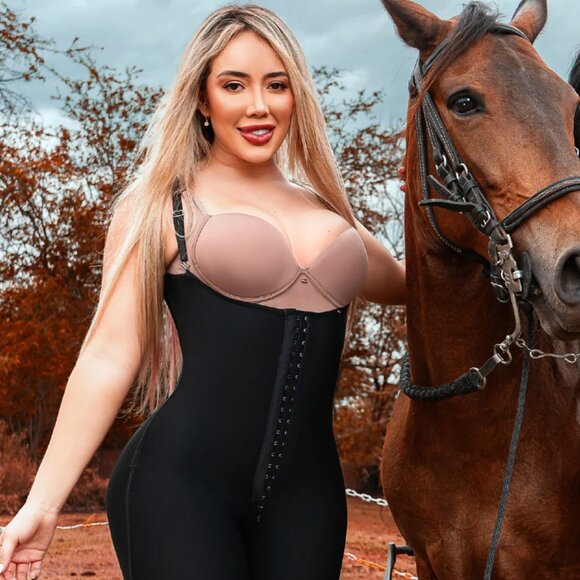 Fajas SMI7155 Goddess Girdle Shaper BodySuit Butt-Lift W/ Panties XS New $150! - Picture 5 of 16